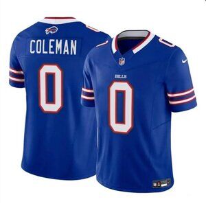 Mens Youths Womens 0 Keon Coleman Blue Vapor Stitched Jersey